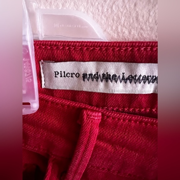 Pilcro and the letterpress Women’s Mid-Rise Ankle Jeans Pants 25 Pink - Picture 3 of 14